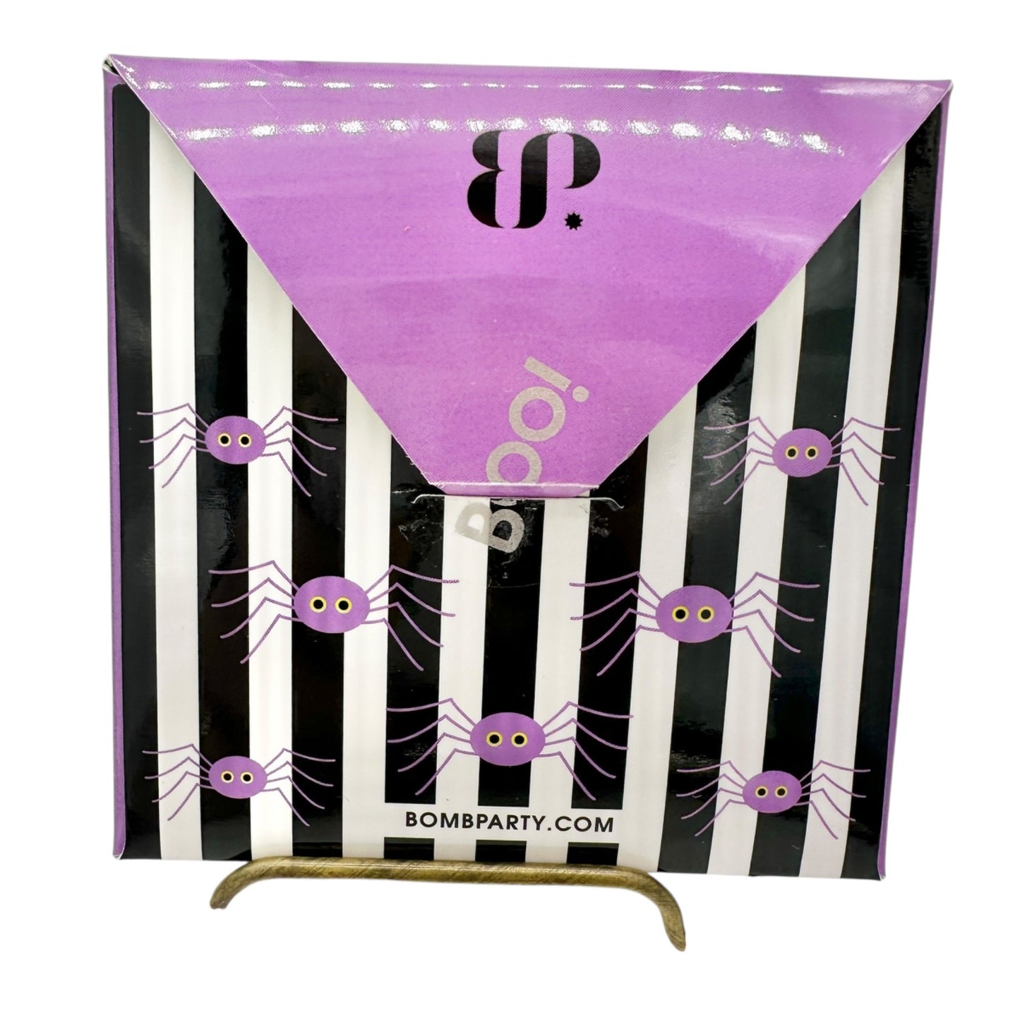 Bomb Party Monster Mash Bracelet Kids Halloween Collection Black and Blue Spider