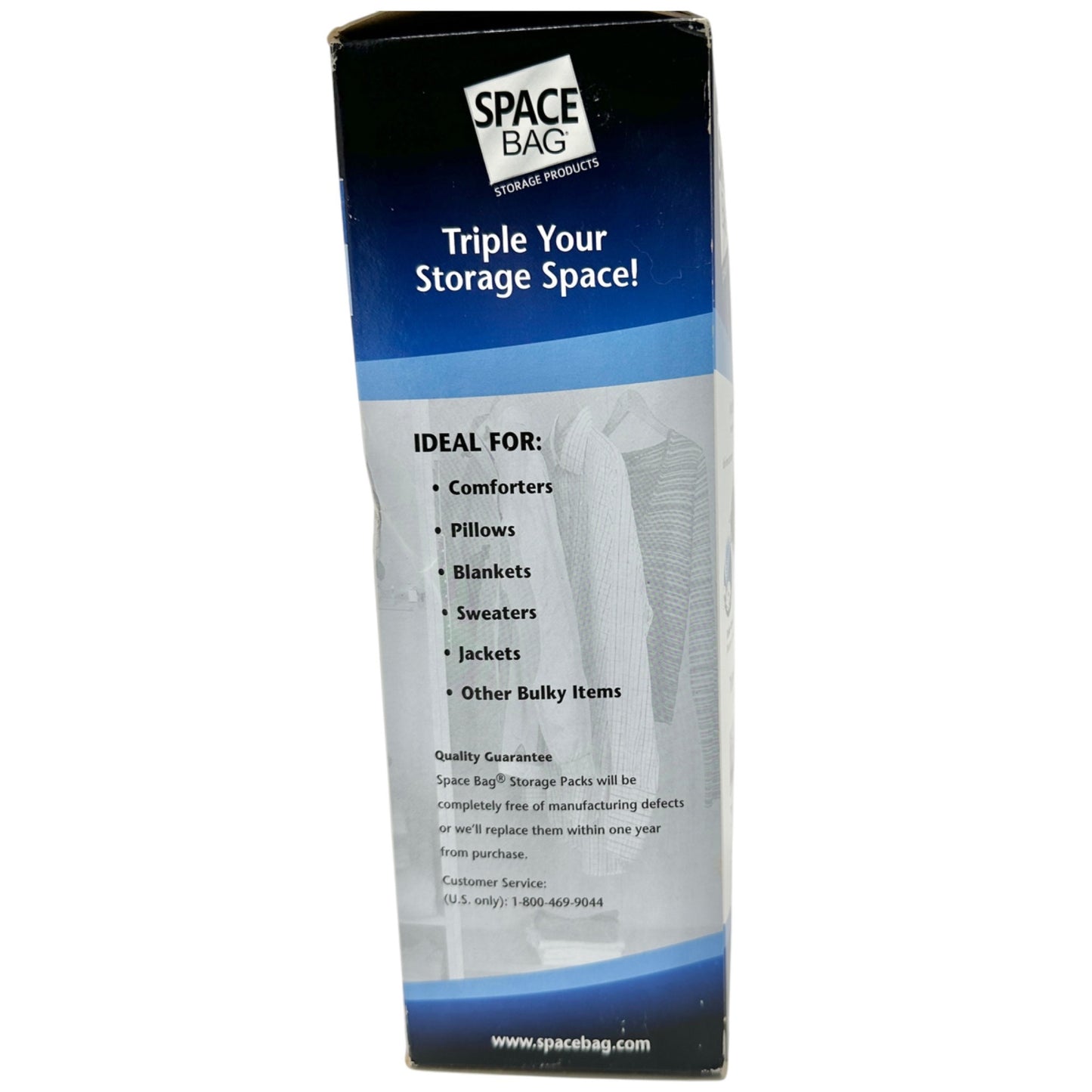 Space Bag Combo Set of 6 Vacuum Storage Bags 2 L 2 M 1 XL 1 Travel Compression