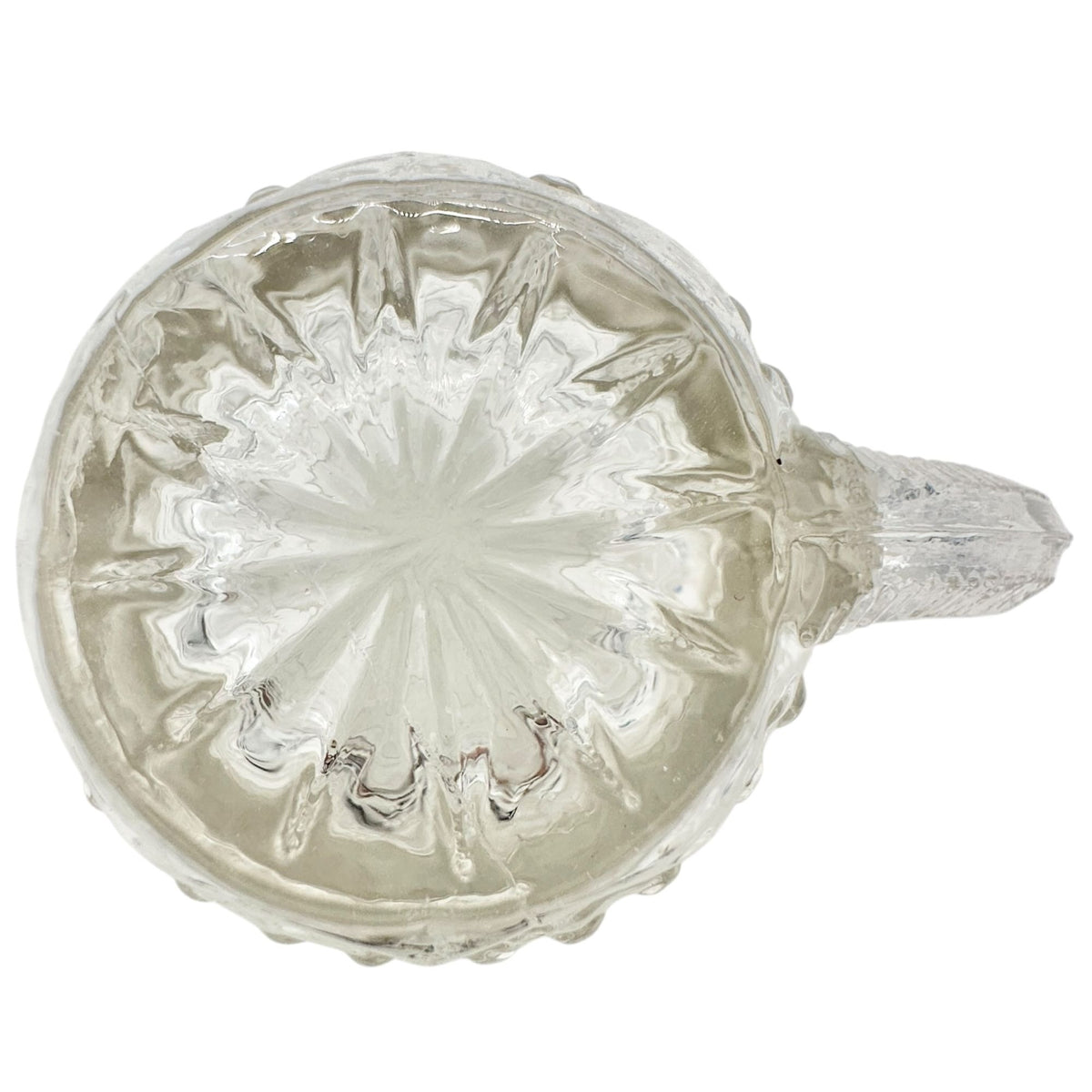 Thumbelina Flattened Diamond Punch Bowl 8 Cups Tray EAPG Childrens Tableware Set