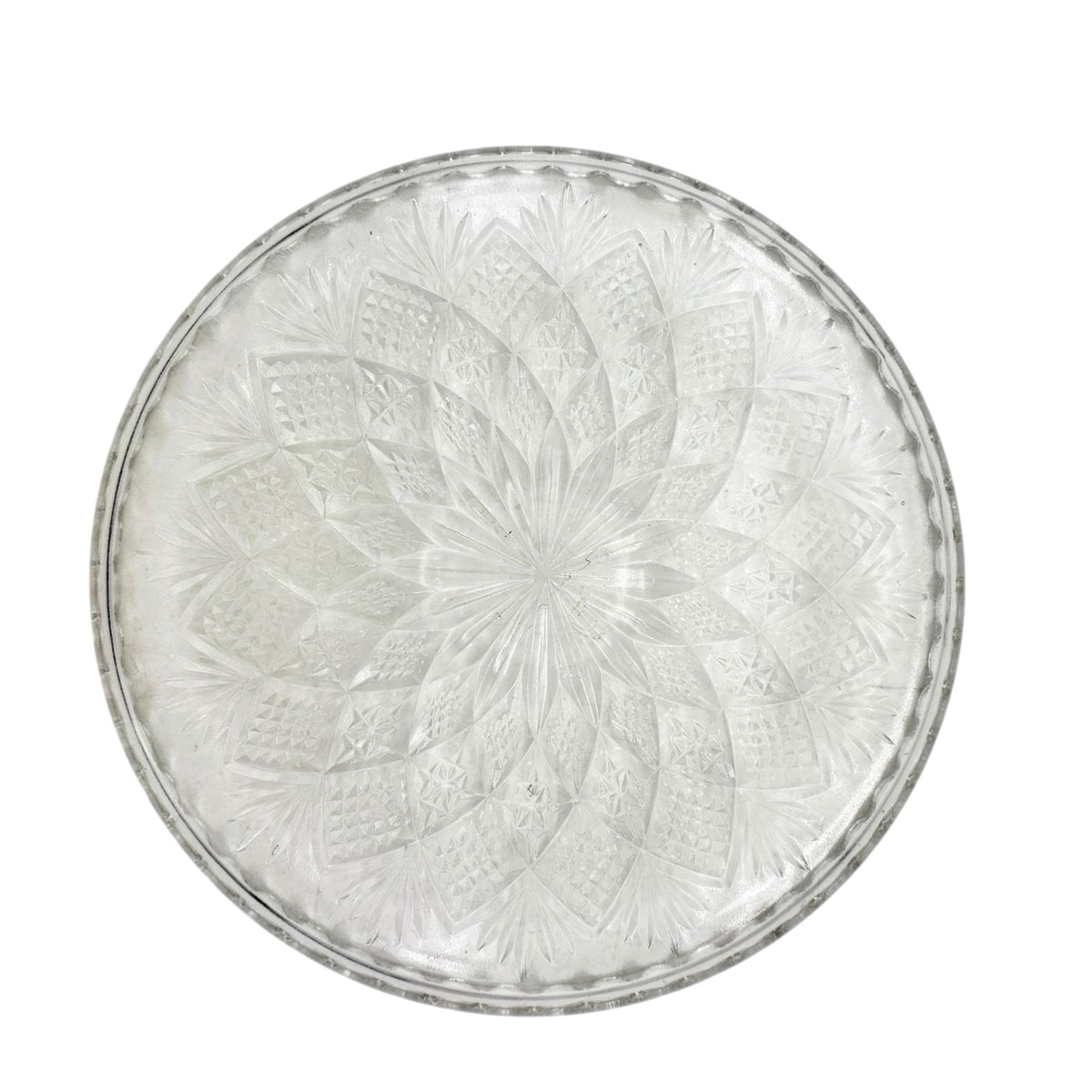 Thumbelina Flattened Diamond Punch Bowl 8 Cups Tray EAPG Childrens Tableware Set