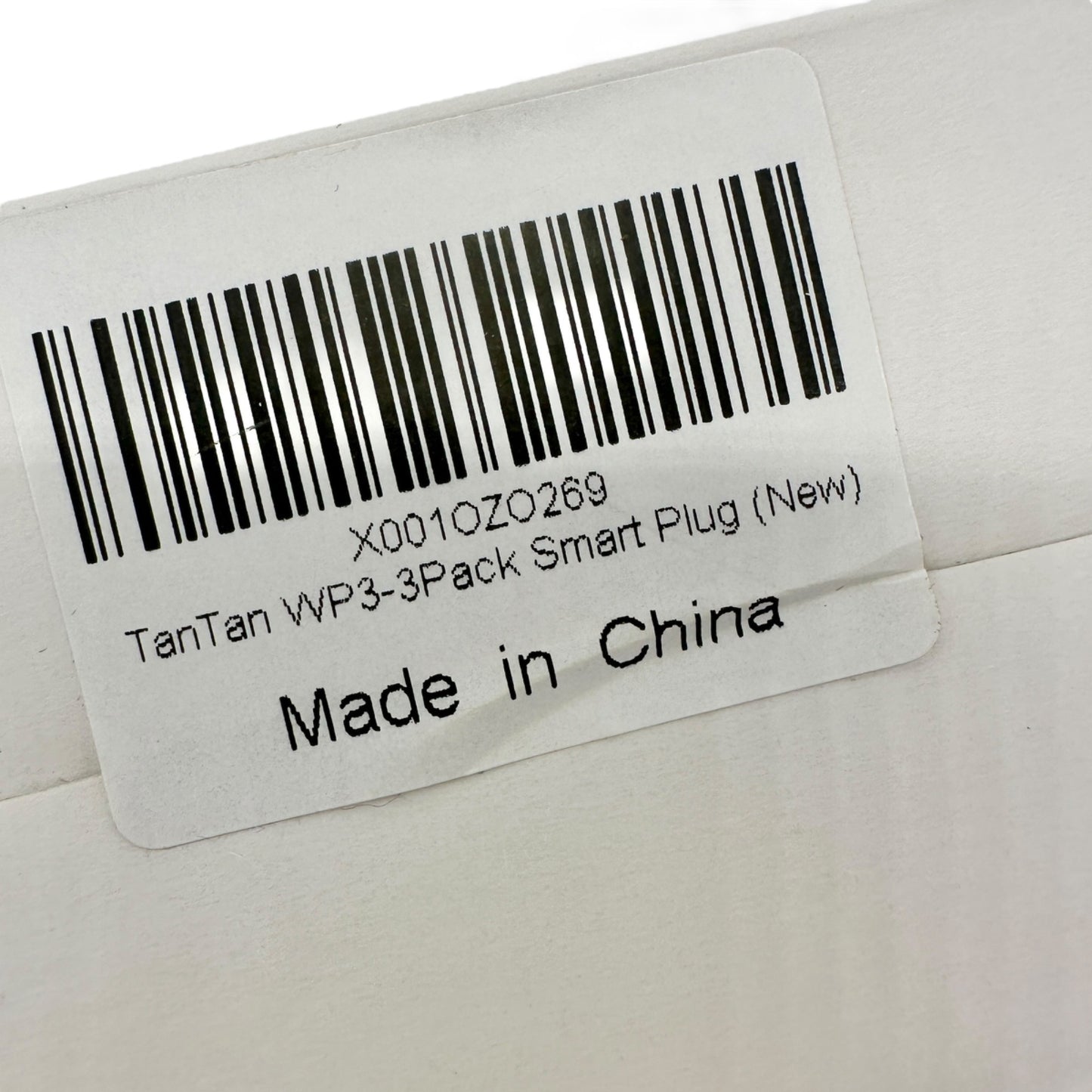 TanTan Smart Socket 3PCS WiFi Plug With App Control WP3 Model 10A Max 100-240V