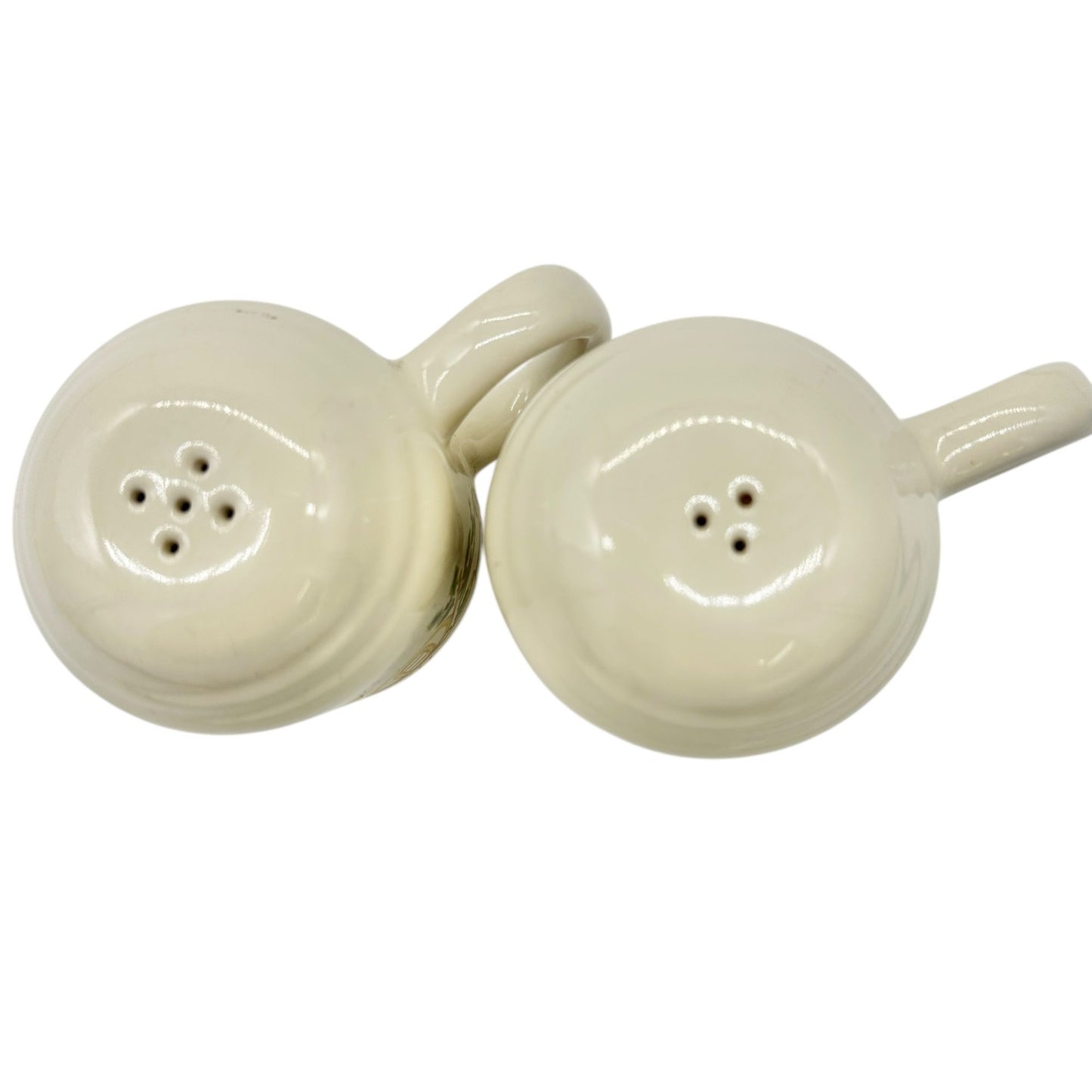 Christmas Holiday Salt Pepper Shaker Set Musical Theme Love And Joy Come To You