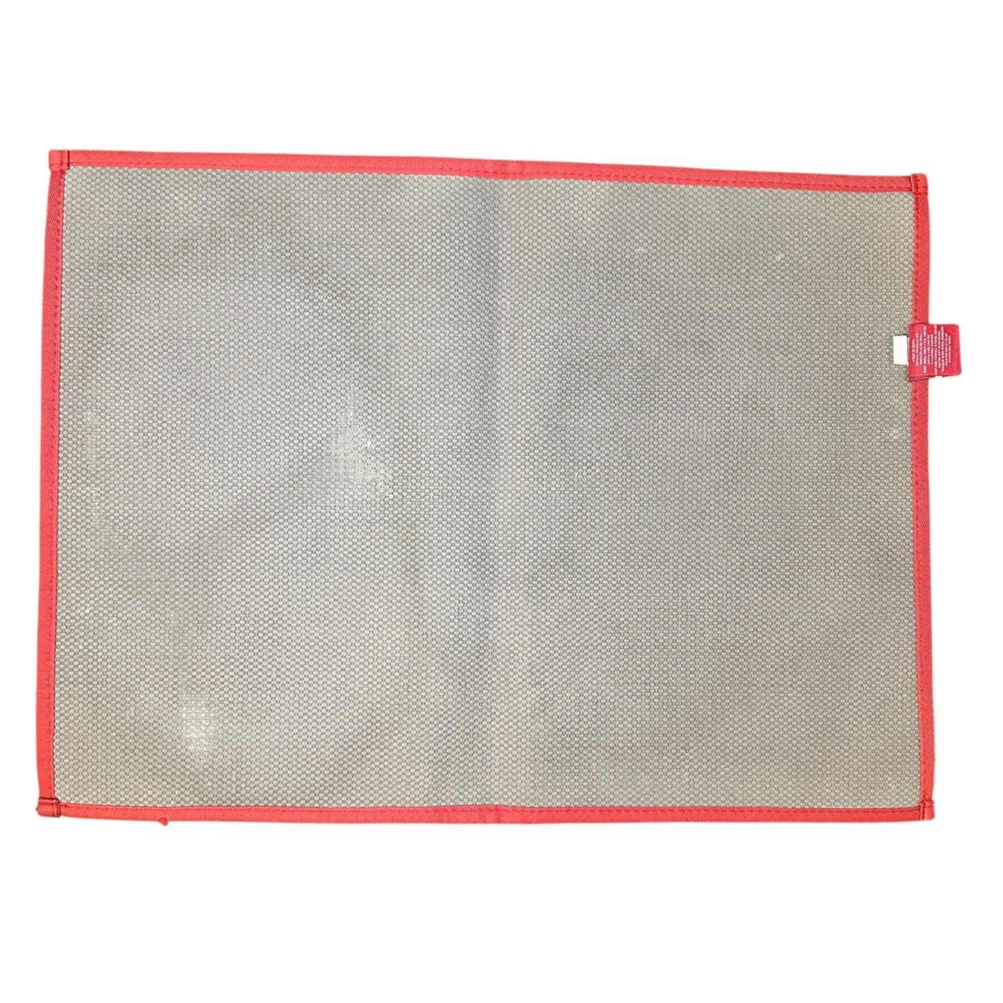 Wondershop Bath Mat Throw Rug 24x18 Holiday JOY Red White Poly Non-Slip Backing