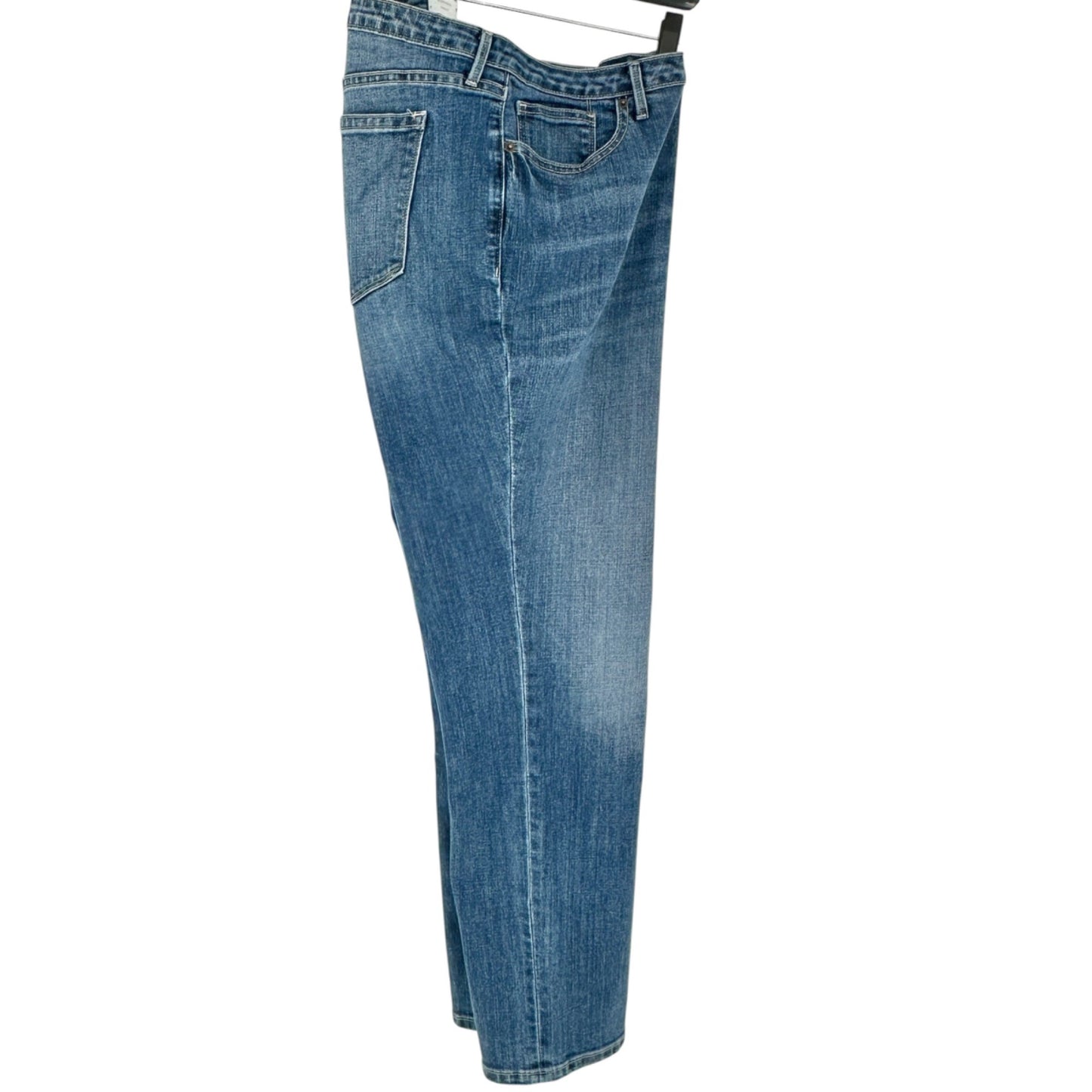 Old Navy Womens Straight Leg Jeans Womens Size 18 Regular Blue Stretch Denim