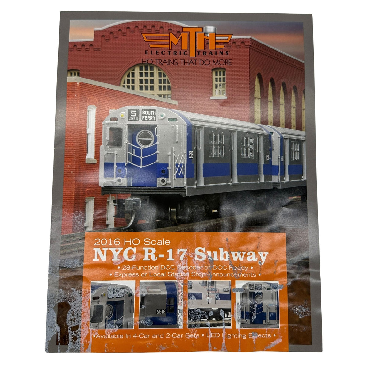 MTH Electric Trains HO Scale Model Train Brochures 2015-16 Editions Collectible