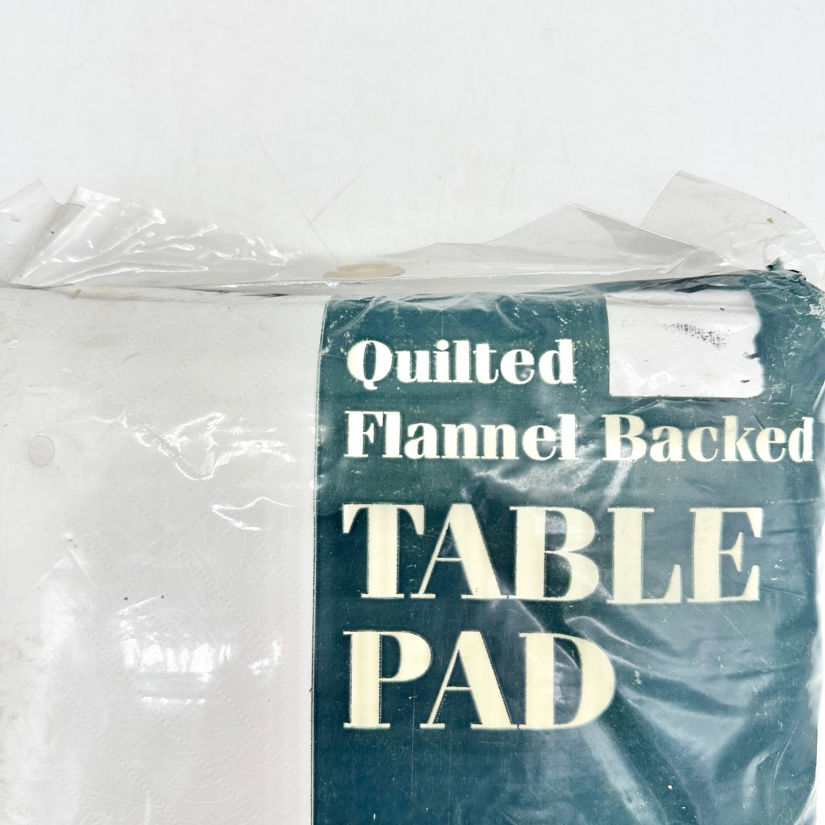 Elrene Table Pad 52 X 90 Quilted Flannel Backed Oval Heat Liquid Resistant NIP