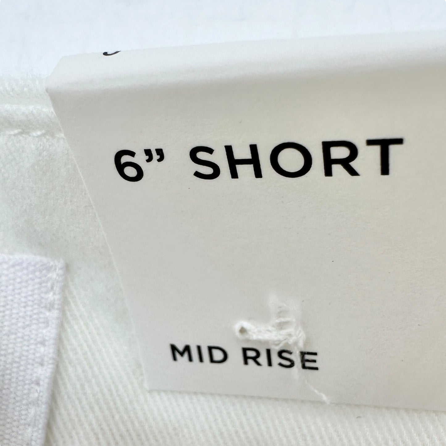 Loft Outlet 6 inch Shorts Womens Size 0 White Cotton Blend NEW