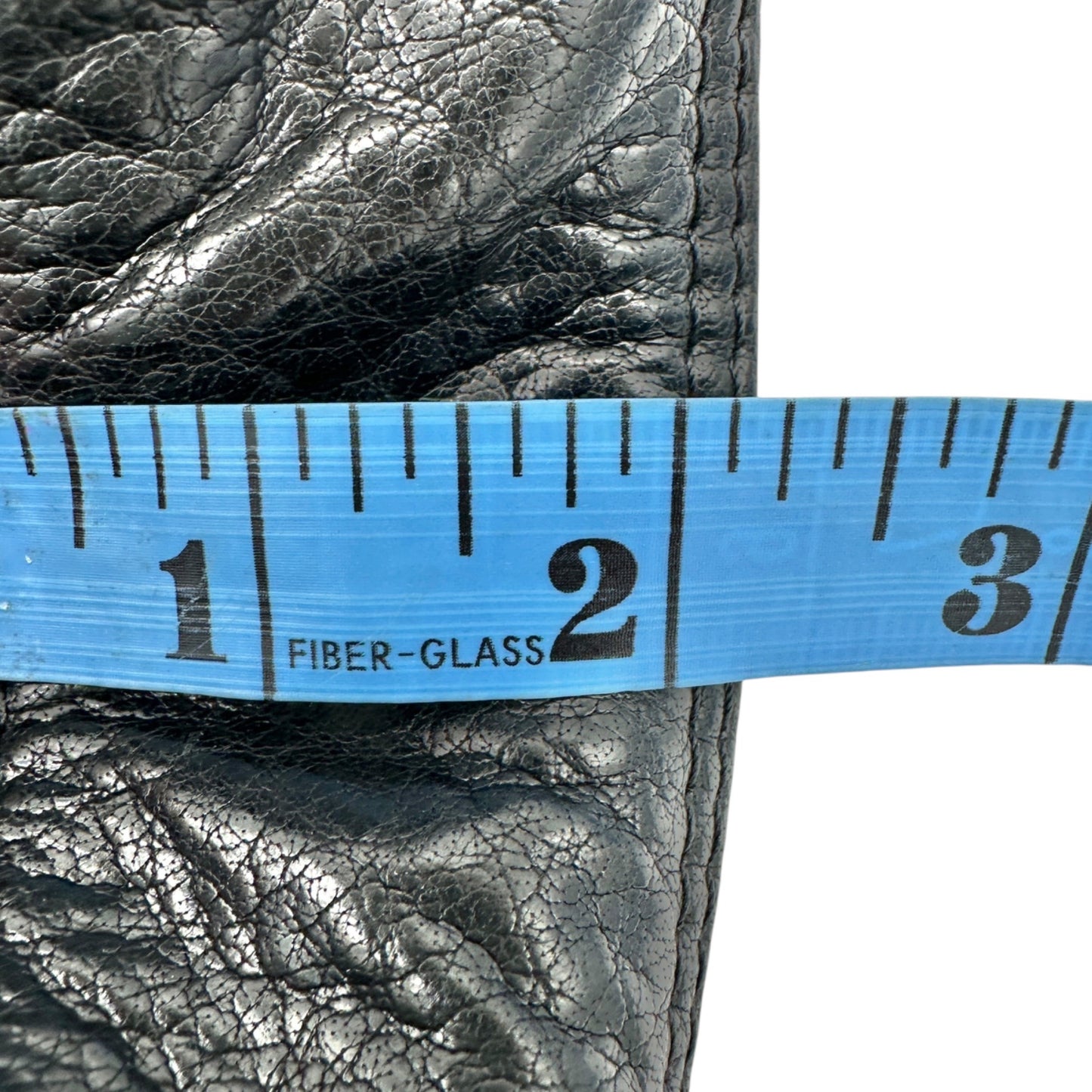 Genuine Leather Black Sling Backpack With Adjustable Strap Spikes & Sparrow