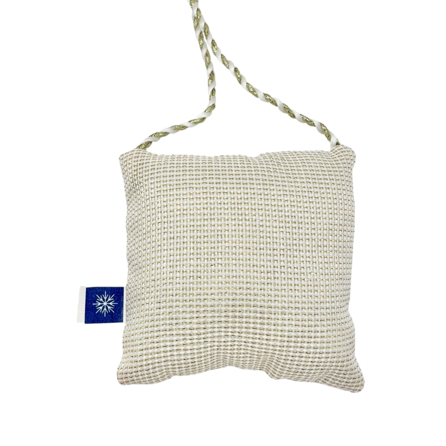 Set Of 3 Christmas Ornament Pillows With Joy Tree Merry Bright Designs White