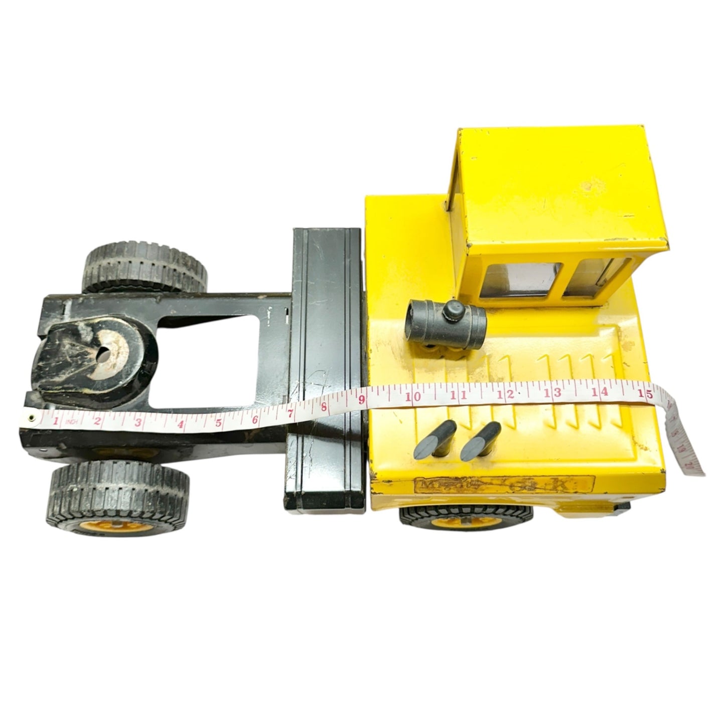 Vintage 1970s Tonka Yellow Metal Car Carrier Truck Toy 2pcs Working Parts
