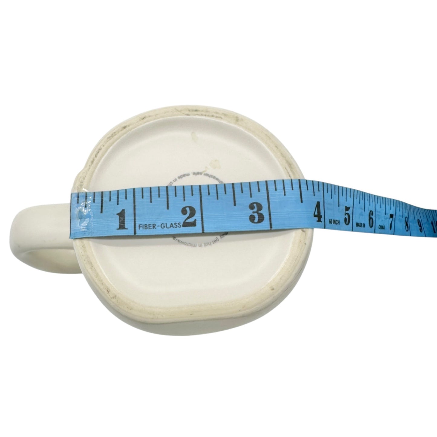 Rae Dunn 20 oz Mug SWEATER WEATHER White Ceramic Black Letters with Green Inside