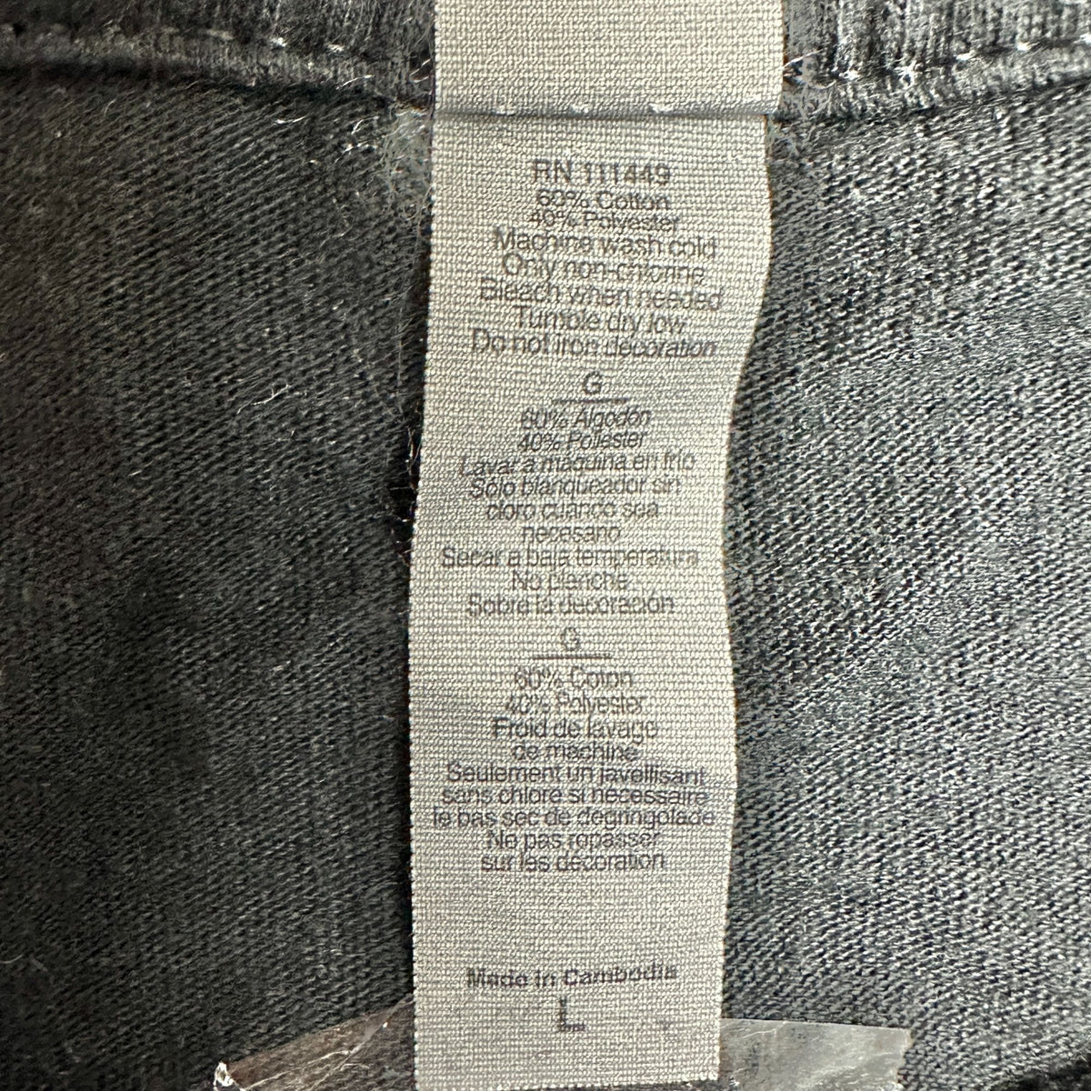 Gentleman Jack Cocktail Recipe Tee Shirt L Black Graphic Next Level Cotton Blend