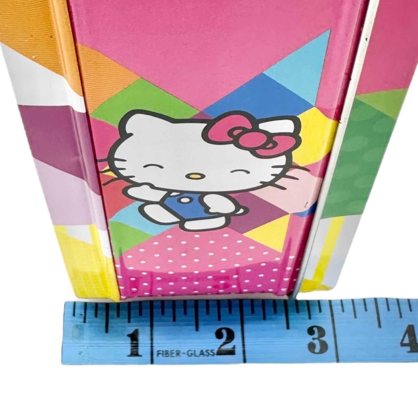 Hello Kitty Metal Lunch Box With Pink Handle Colorful Design Kid Collectible