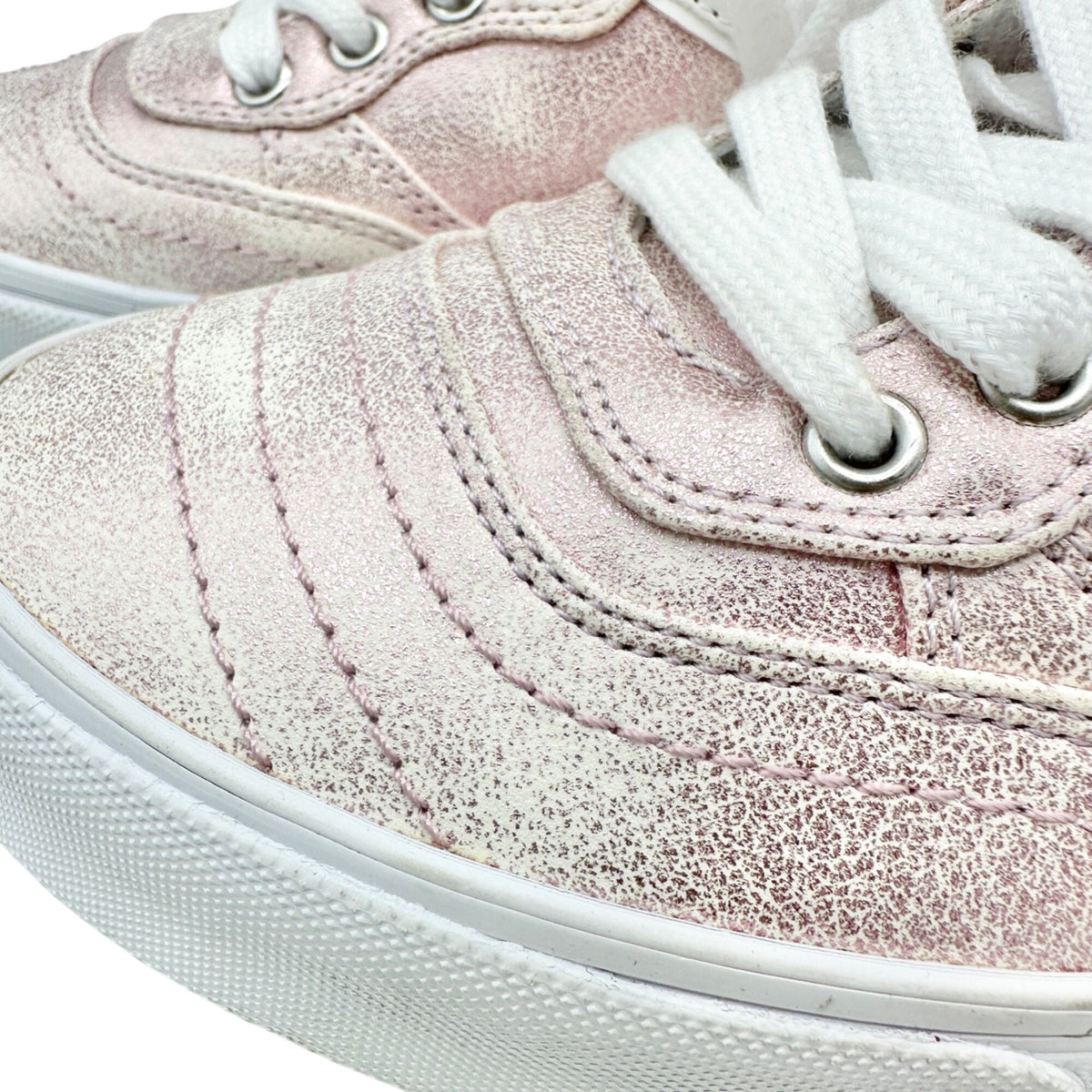 Airwalk Harley Sneakers Womens 6M Pink Metallic Lace Up Casual Shoes Durable