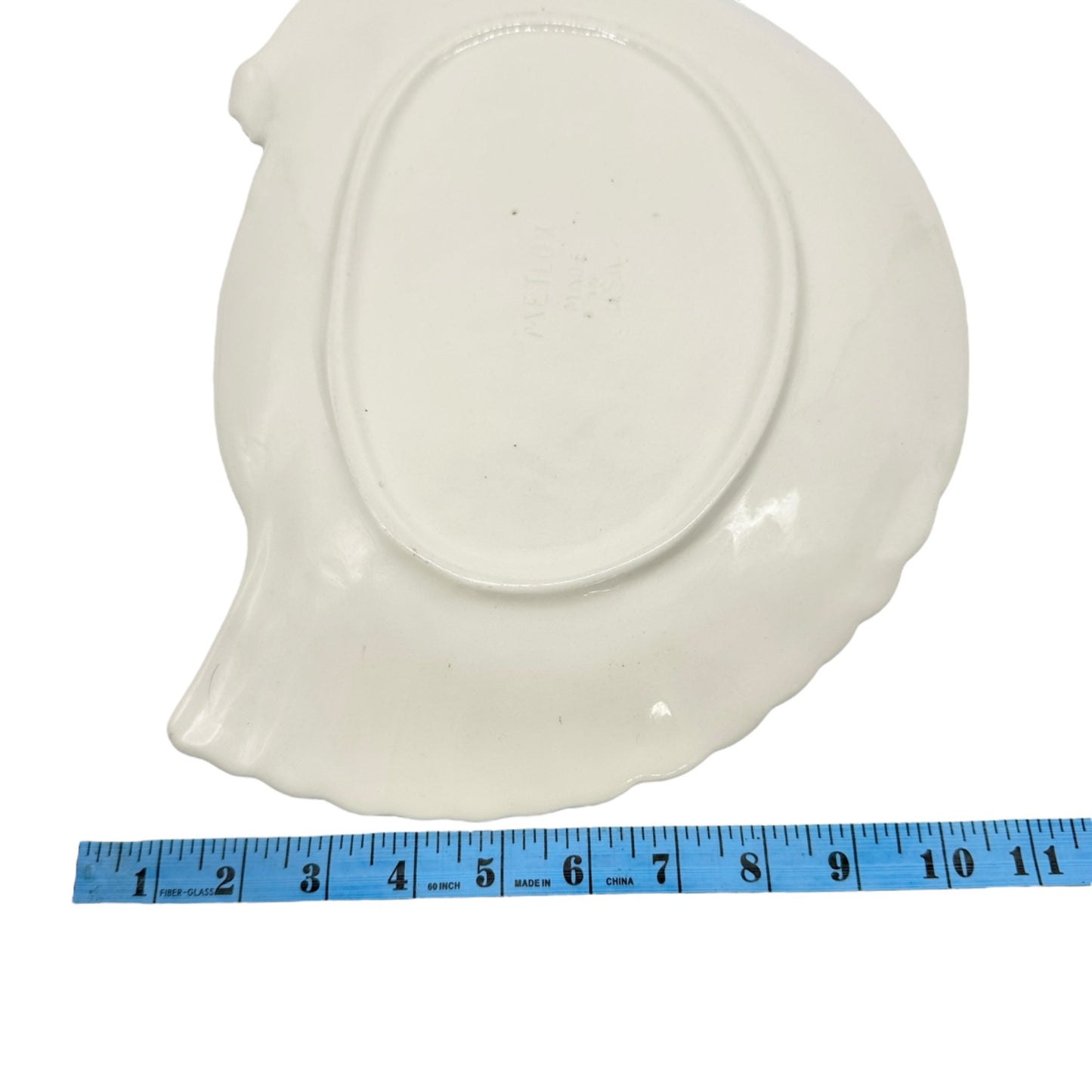 Metlox Serving Platter 15 x 11 Chicken Themed White Ceramic Made in USA