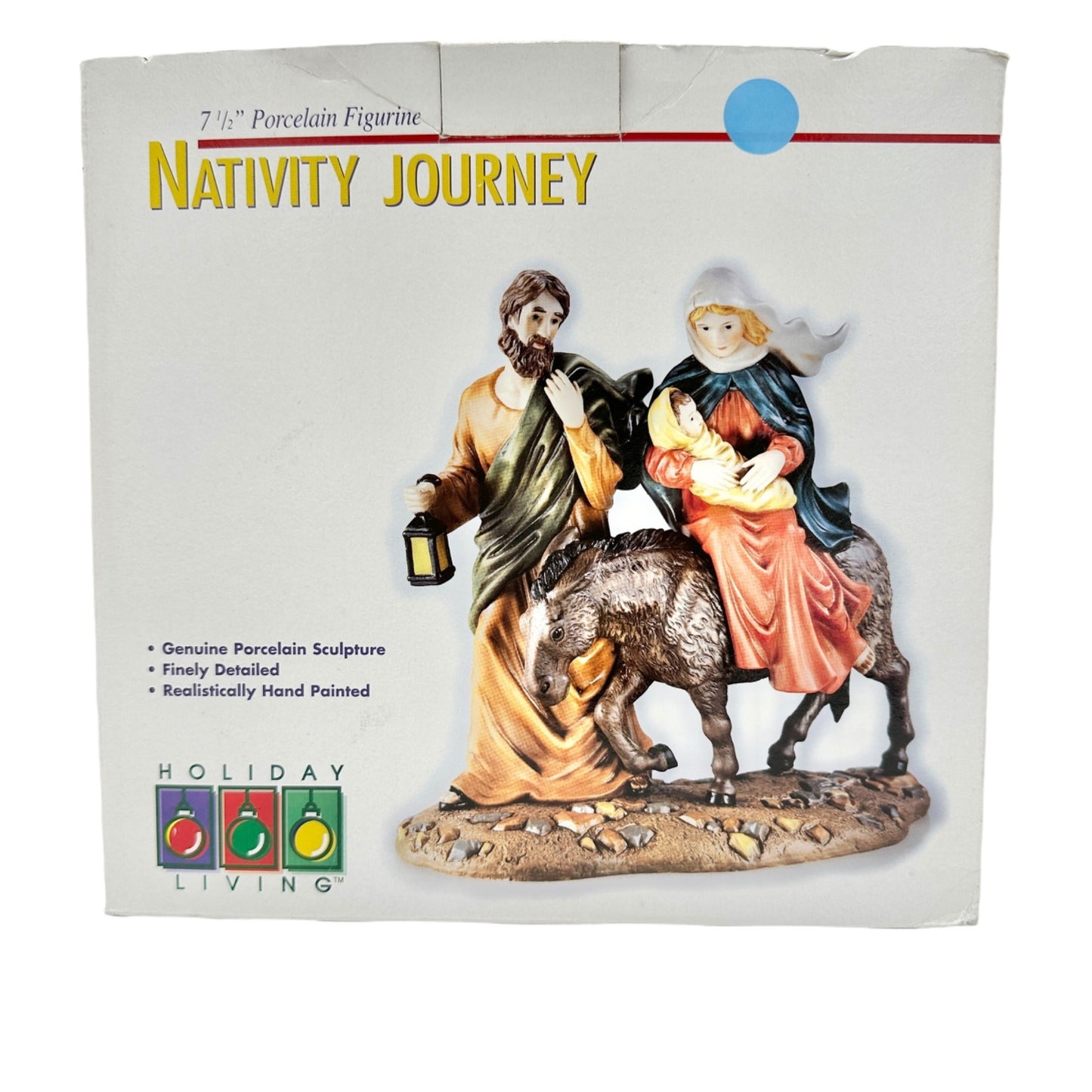 Christmas Holiday Living Nativity Journey Porcelain Figurine Hand-Painted Detail