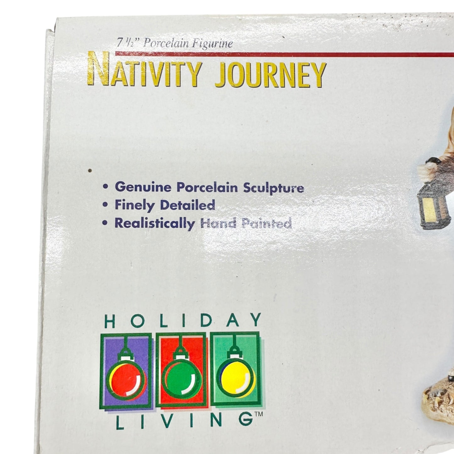 Christmas Holiday Living Nativity Journey Porcelain Figurine Hand-Painted Detail