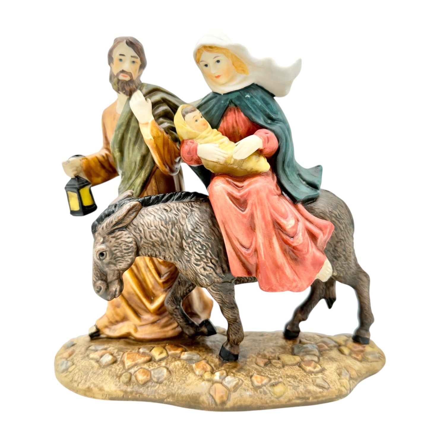 Christmas Holiday Living Nativity Journey Porcelain Figurine Hand-Painted Detail