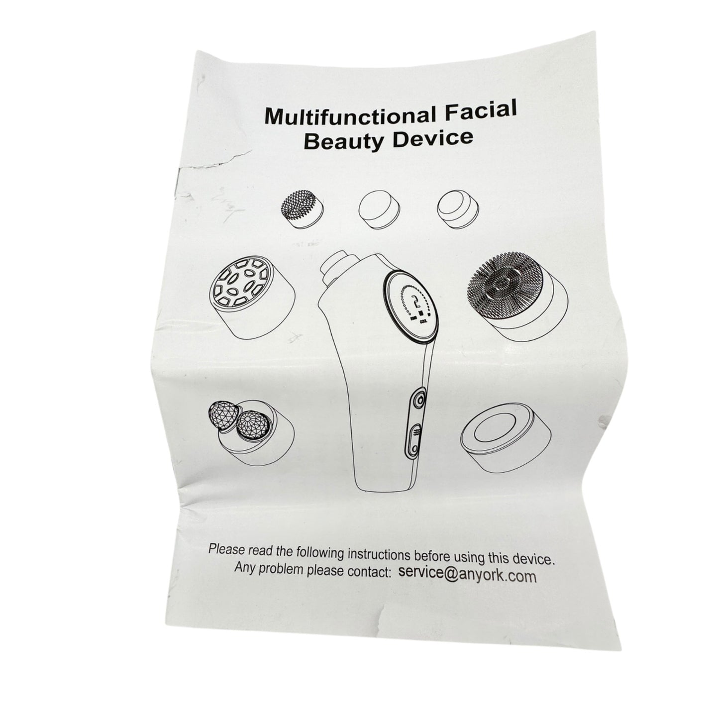 Multifunctional Facial Beauty Device With Attachments and Storage Bag NEW