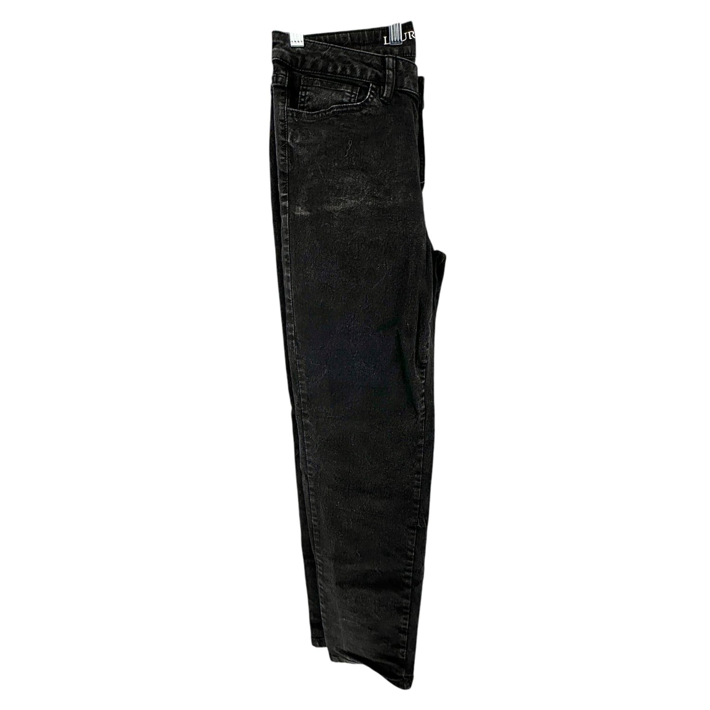 Laura Scott Jeans Womens Size 6 Classic Slim Black Cotton Blend 5 Pockets