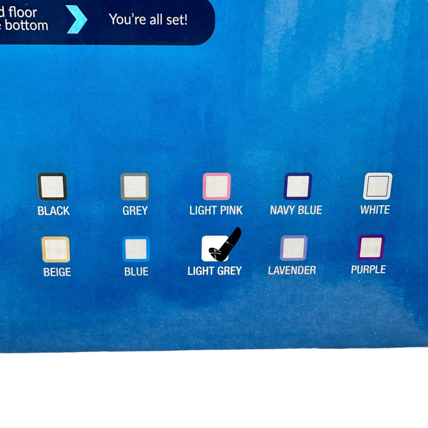 Royexe Fabric Storage Cubes 8-Pack With Dual Handles Light Grey New in Box