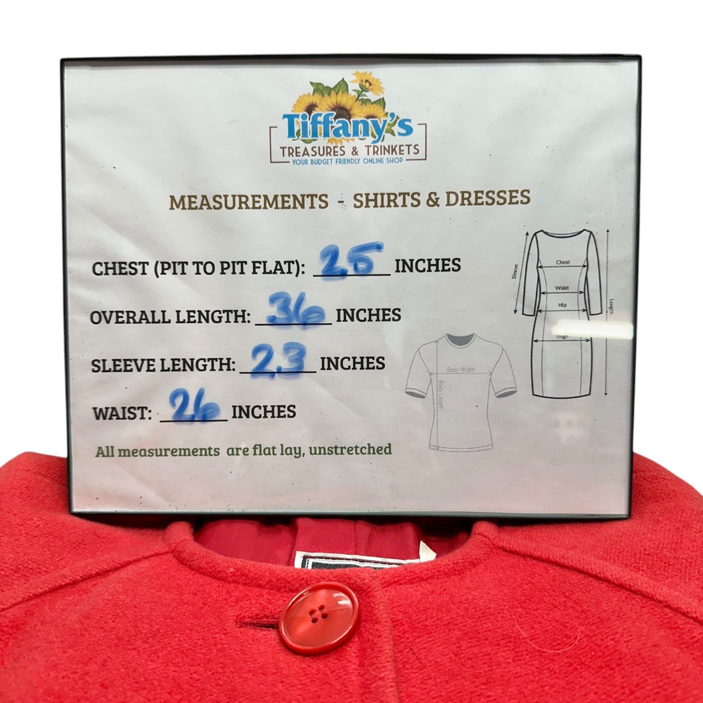 Luisa Spagnoli Vintage Coat Womens Size S Red Wool Pockets LS Made In Italy