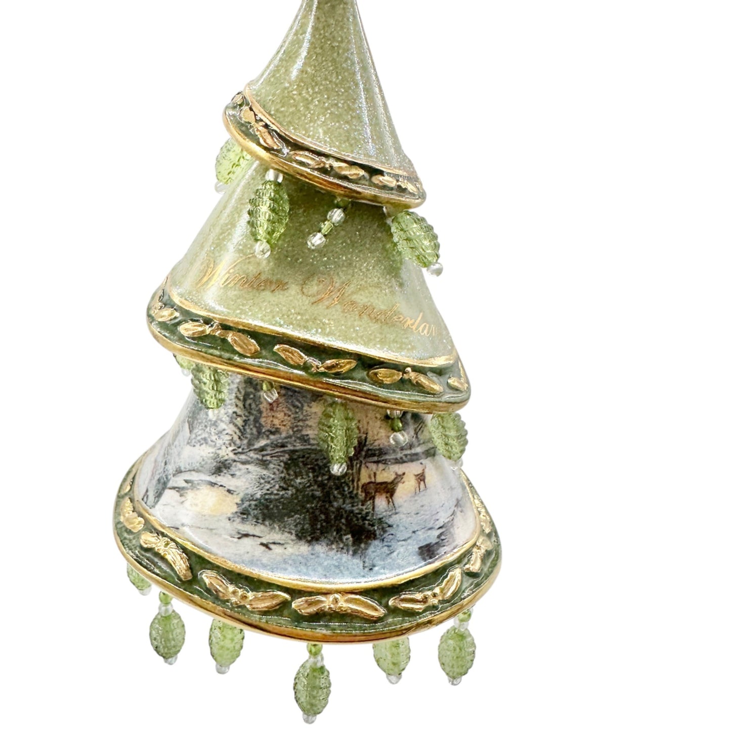 Thomas Kinkade 2005 Bradford Edition Heirloom Classic Winter Wonderland Ornament