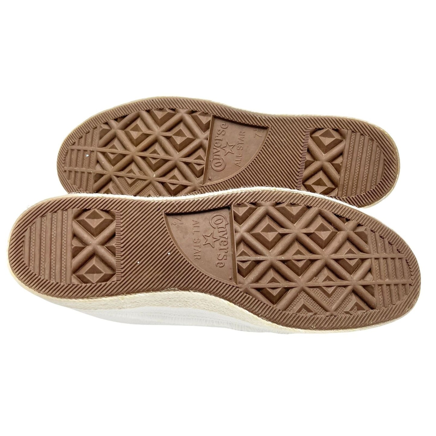 Converse All Star 9.5 White Canvas Espadrille Low Shoes