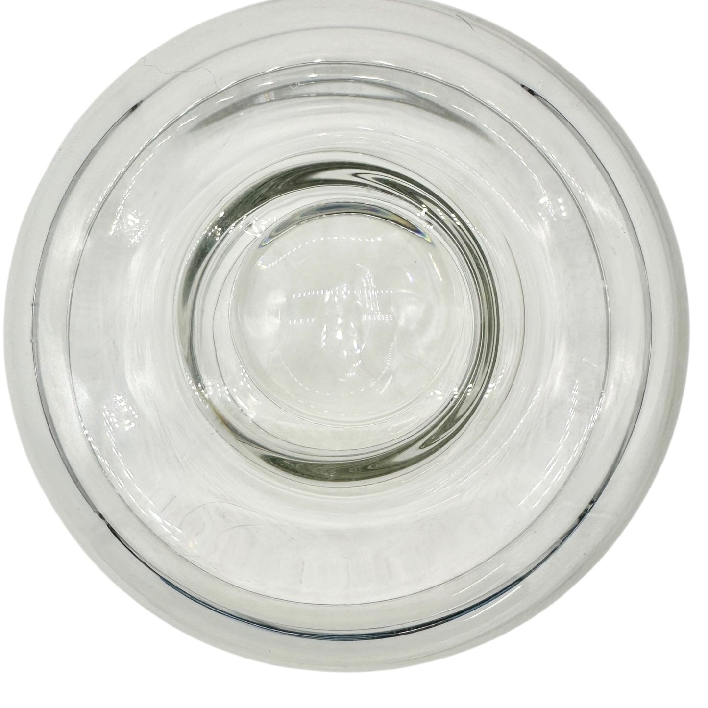 Clear Glass Dome Pastry Cover With Knob Handle 6 Inches Diameter