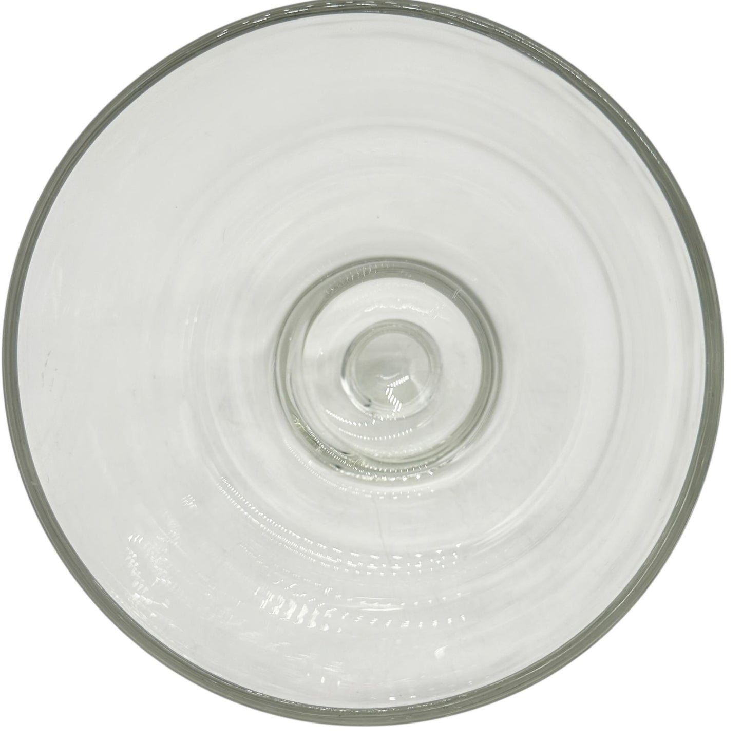 Clear Glass Dome Pastry Cover With Knob Handle 6 Inches Diameter