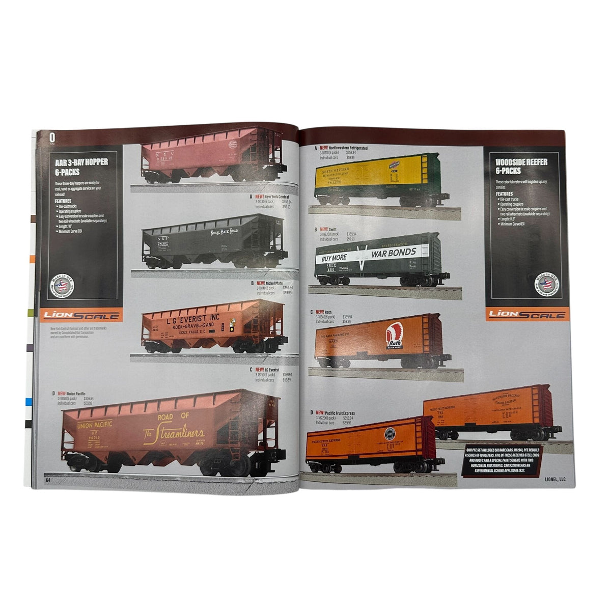 Lionel 2018 Catalog Model Trains and Accessories O Scale HO Scale Legacy