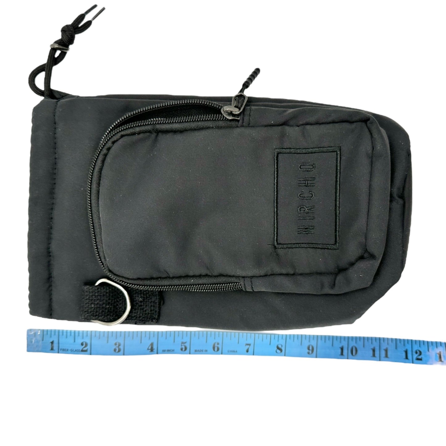 Nircho Insulated Bottle Bag Black With Adjustable Crossbody and Carry Straps