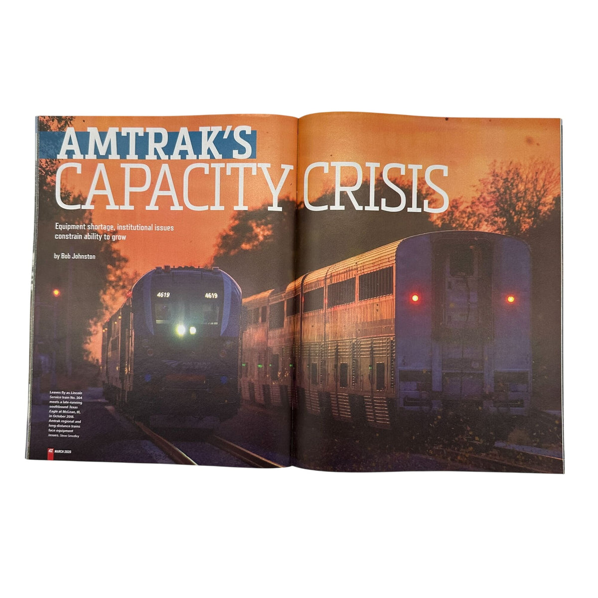 Trains Magazine March 2020 Issue With Cascade Crossing and Railroad Features