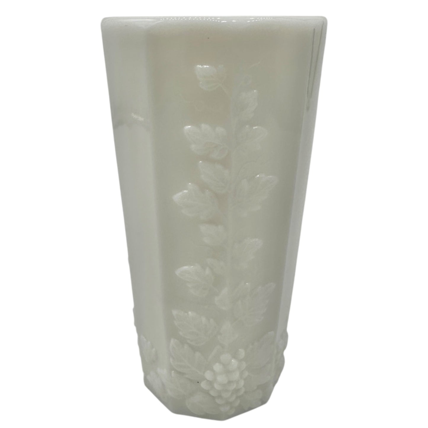 Westmoreland Milk Glass Coolers Set of 10 Grape Pattern 8oz Glasses Tumblers