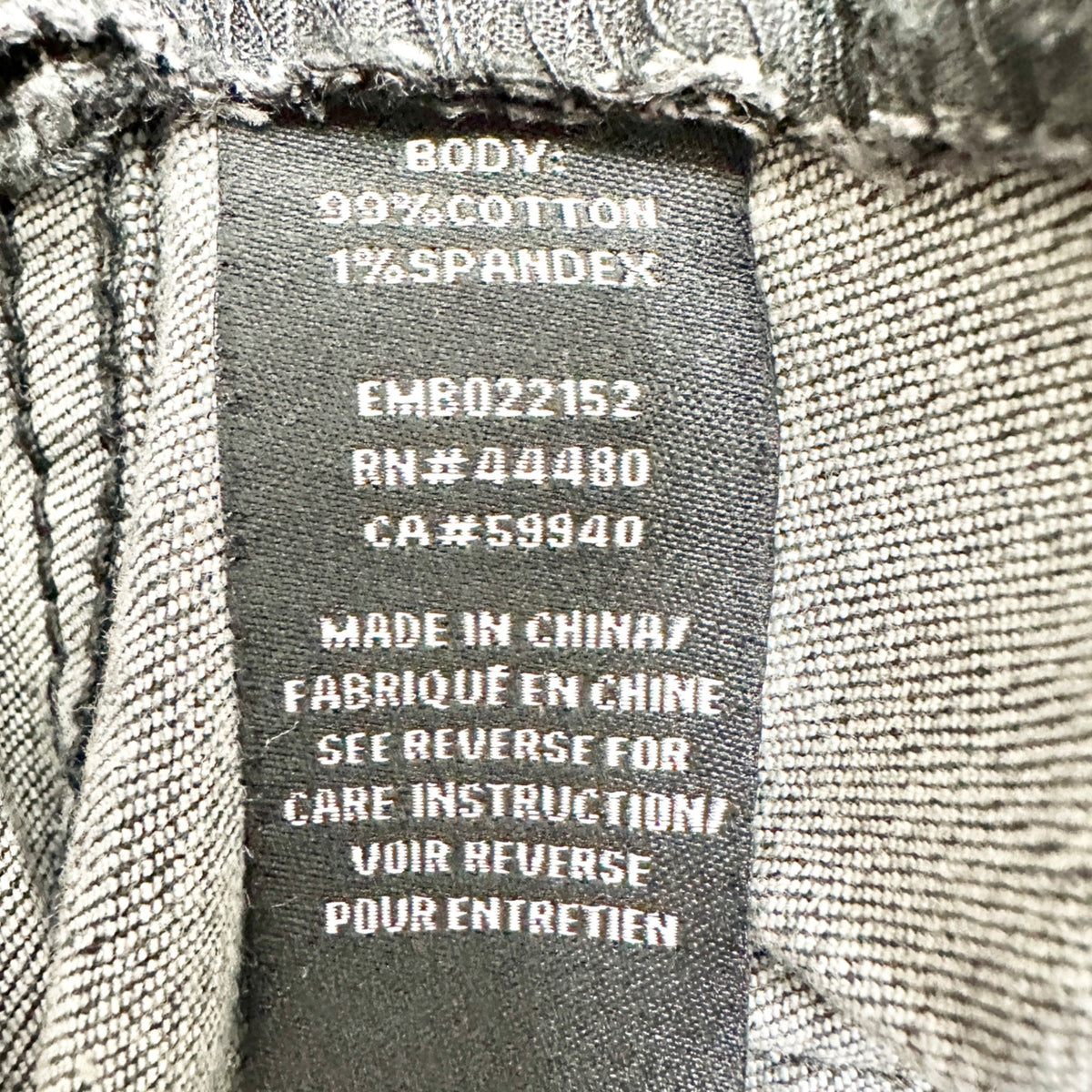 Elwood Mens Biker Jeans 36x30 With Distressed Detailing Faded Black Light Wash