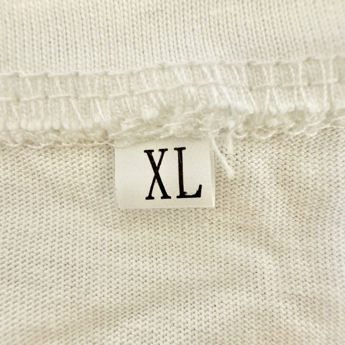 Leopard Print Bunny Graphic Tee XL (fits like L) White Cotton Casual Animal Design