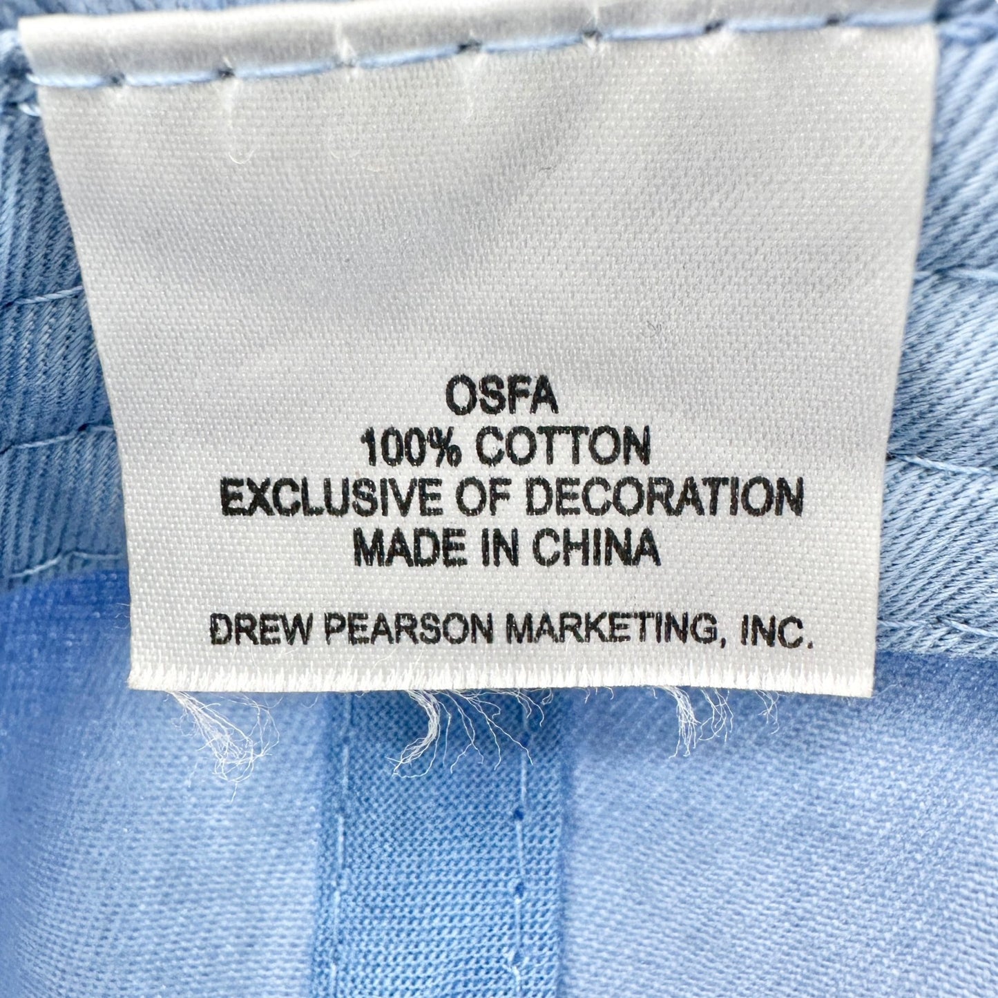 North Carolina Tarheel State Blue Baseball Cap OSFA By Drew Pearson Marketing