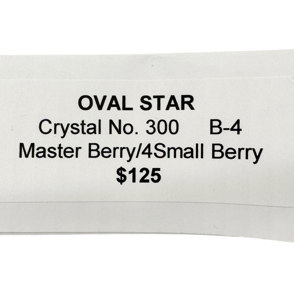 Oval Star Crystal No 300 Berry Bowl 11 pc Set Textured Vintage Childs Tableware
