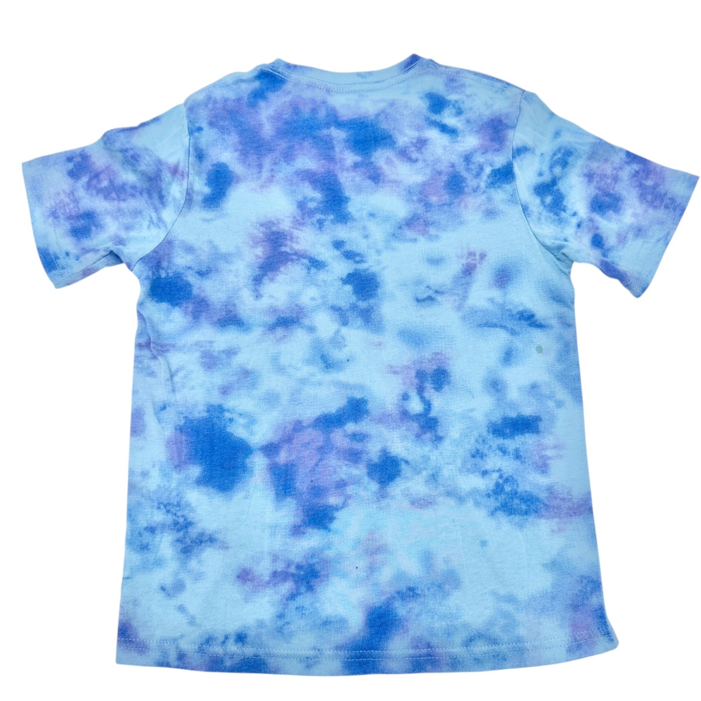 Id Rather Be Gaming Tie-Dye Kids T-Shirt M (8) Wonder Nation Blue Cotton Blend