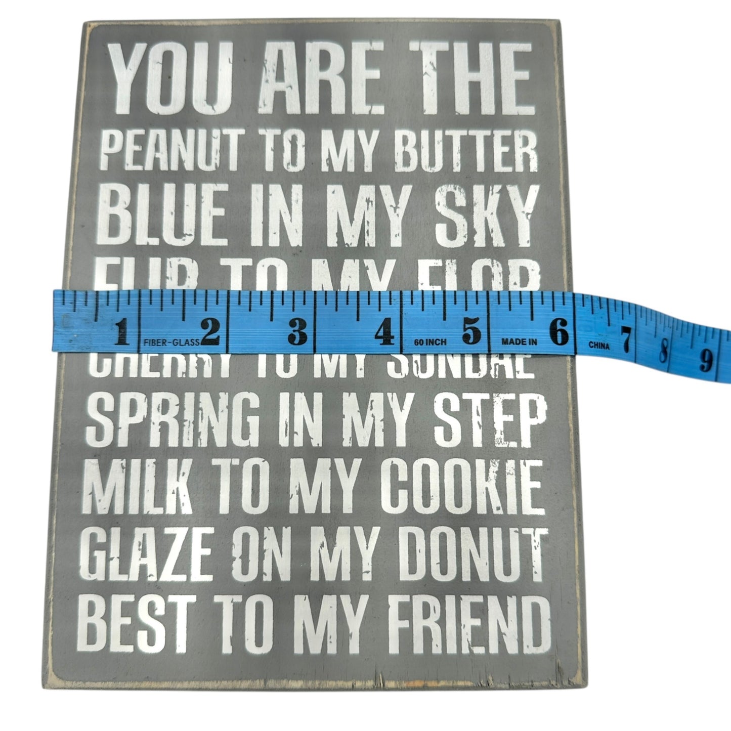 You Are The Peanut To My Butter Wooden Box Sign Primitives By Kathy 8" X 6"