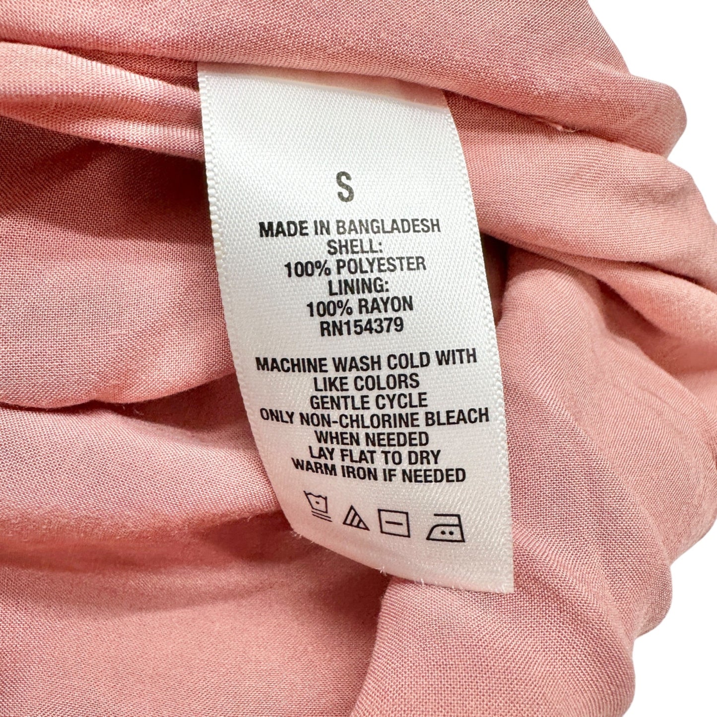 Aéropostale Womens Plaid Slip Dress S Dusty Rose and Blue Lined Rayon Polyester