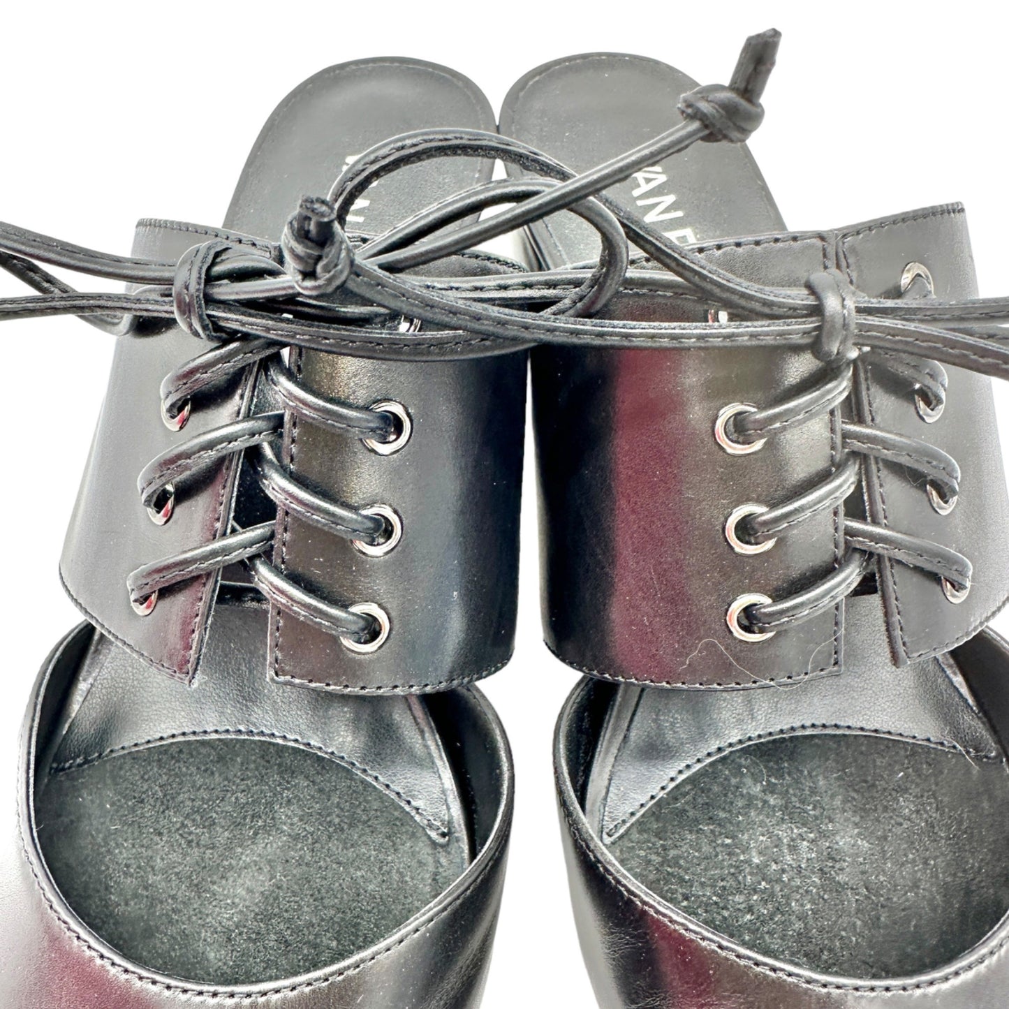 VANELi Kinnon 8.5M Black Calf Womens Slide On Shoes Pointed Toe in Box