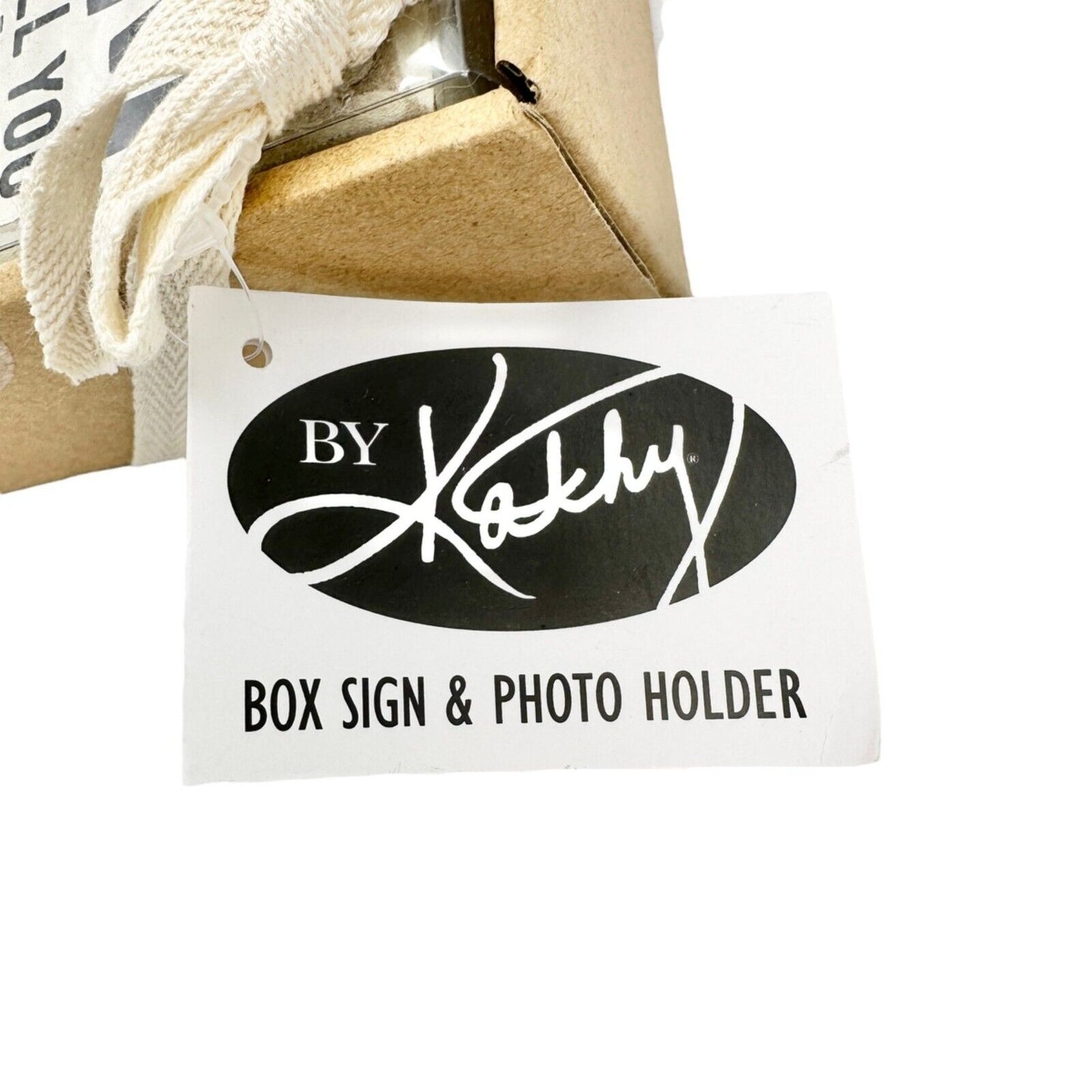 Primitives by Kathy Gift for Mom Box Sign & Photo Holder Sign 4.5x3 NIB