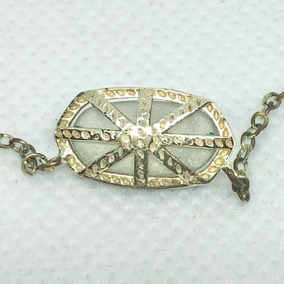 Kendra Scott Silver Tone Necklace with Stone Adjustable