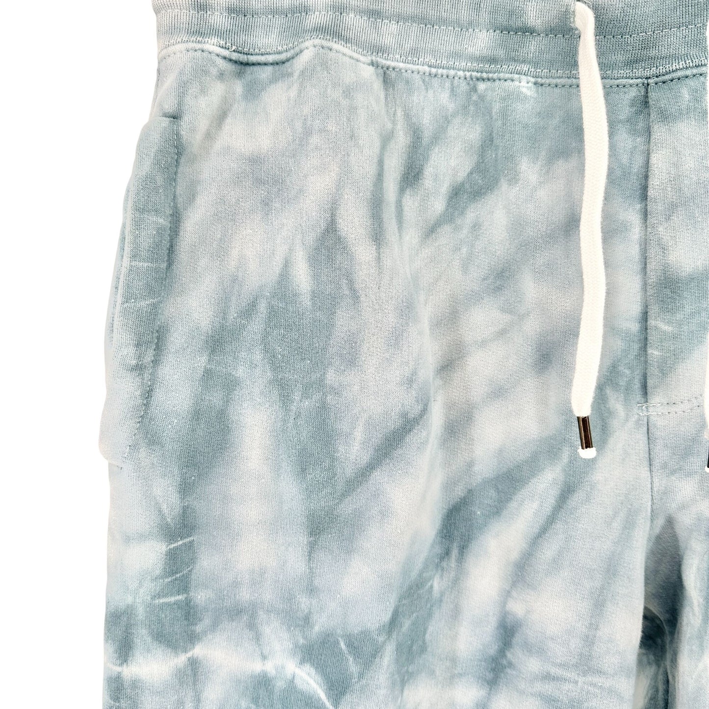 American Eagle Joggers Mens L Tall Super Soft Tie Dye Blue Cotton Poly Sweatpant