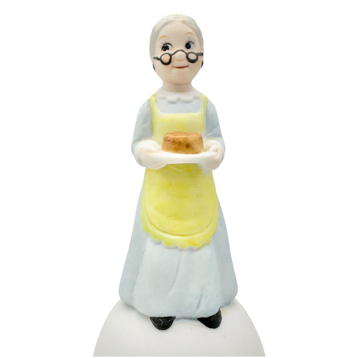 Grandma Porcelain Bell Music Box Grandma Love Quote MSR Imports 1984 Ceramic 7"H