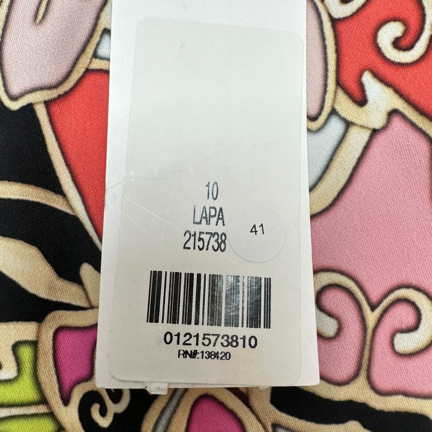 Etcetera Dress Womens 10 Abstract Multicolor Print Lined Sleeveless NWT