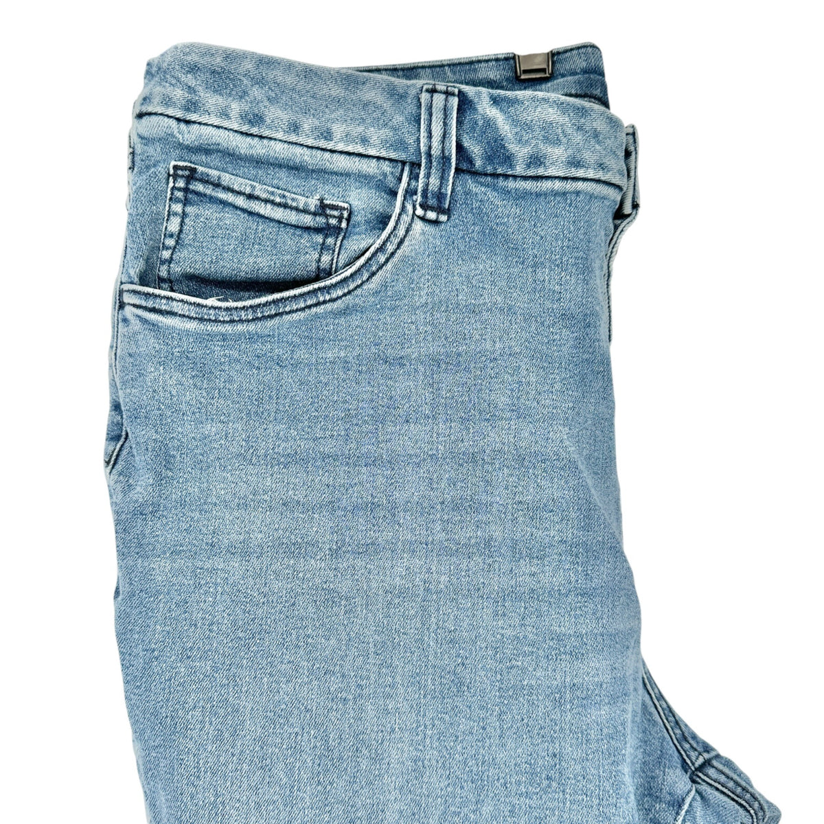 EVRI Denim Jeans Womens 18W Button Fly High Rise Bootcut Light Wash Vintage Look