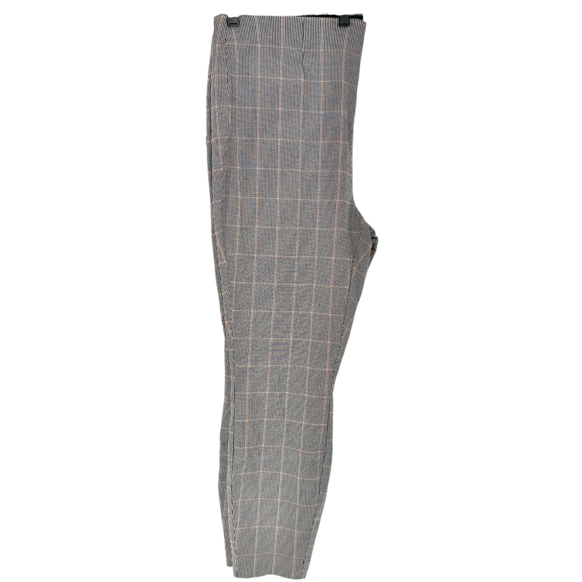 EVRI Pants Womens 2X Houndstooth Plaid Pull-On Stretch Classic Timeless Design