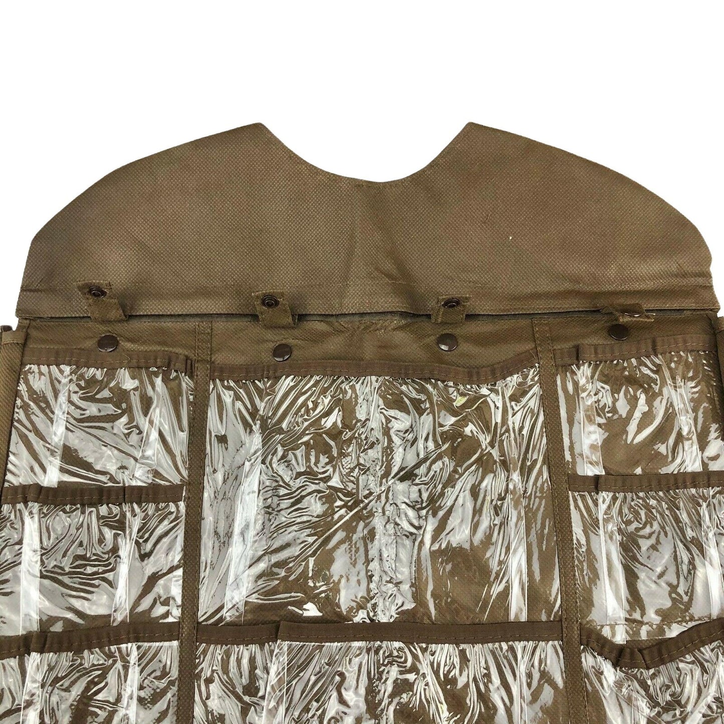 Joy Mangano Hanging Organizer Espresso NEW 30 pockets jewelry accessories